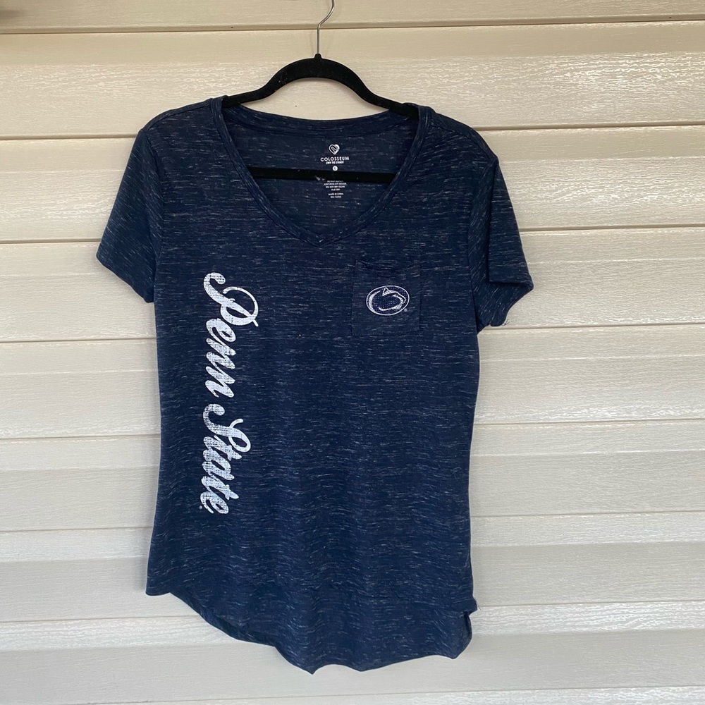 Penn State Heather Navy T-Shirt Size L